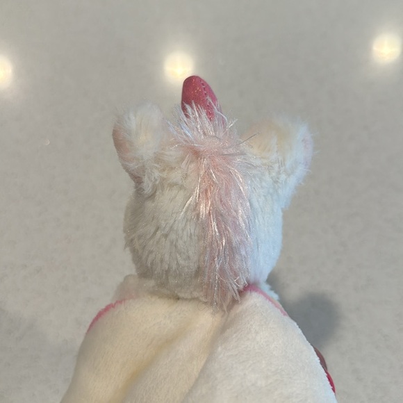 Blankets & Beyond Rainbow White Unicorn Baby Security Blanket Lovey Nunu - Picture 8 of 9